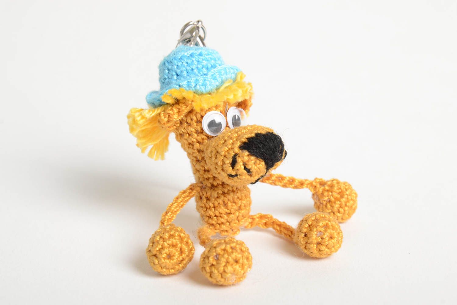 Beautiful handmade crochet keychain soft toy phone charm gifts for kids photo 2