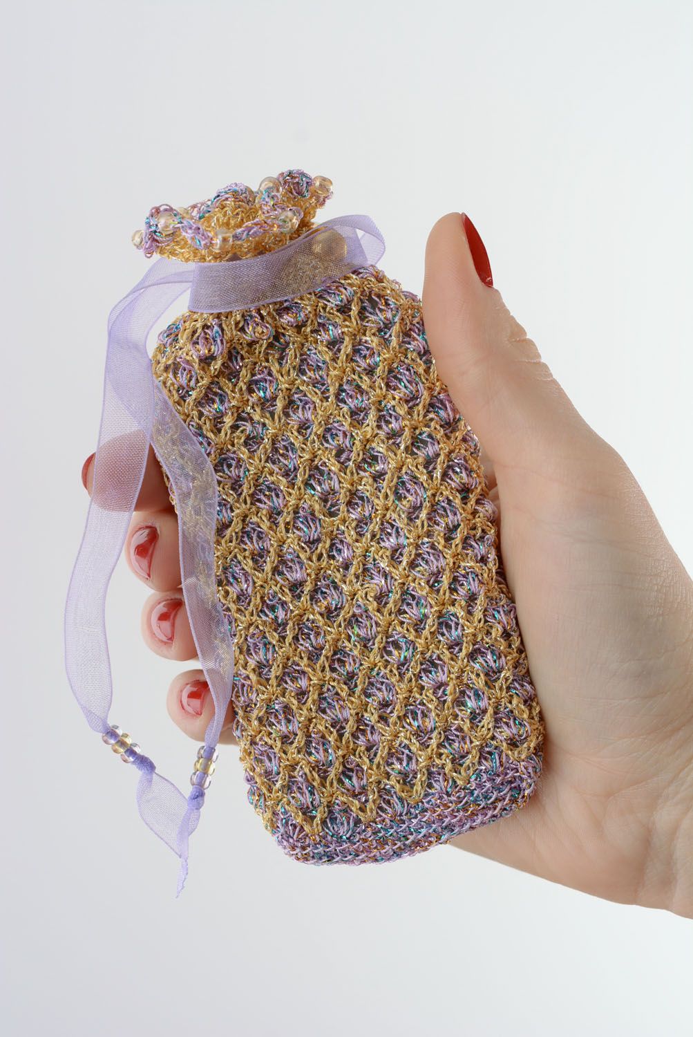 Crochet phone case Aristocracy photo 5