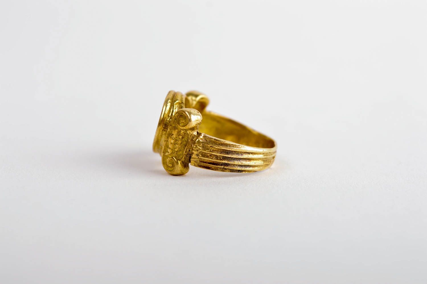 Handmade Schmuck Ring aus Messing Herren Modeschmuck Accessoires für Frauen foto 3