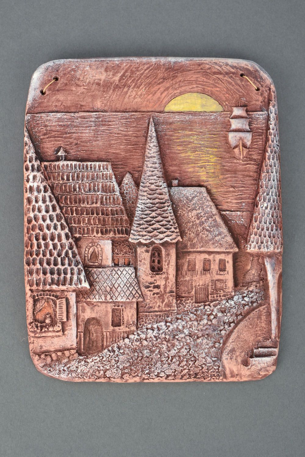 Ceramic panel Old Town photo 1