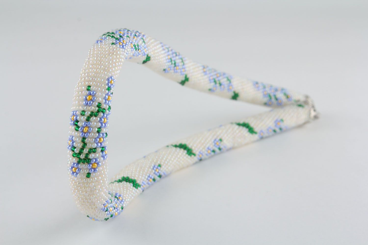 Tender beaded rope necklace photo 3