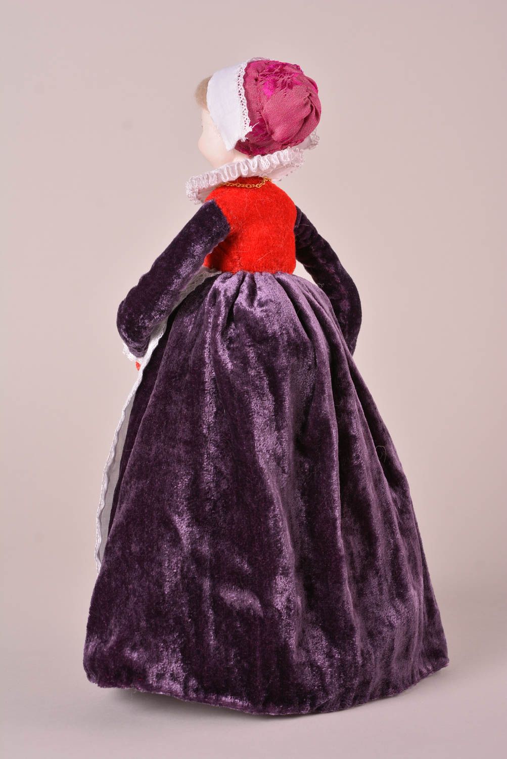 Авторская кукла игрушка ручной работы дизайнерская кукла из пластики и текстиля фото 5