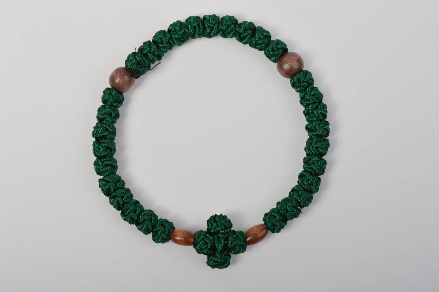 Handmade bracelet unusual rosary gift for women designer bracelet with beads photo 3