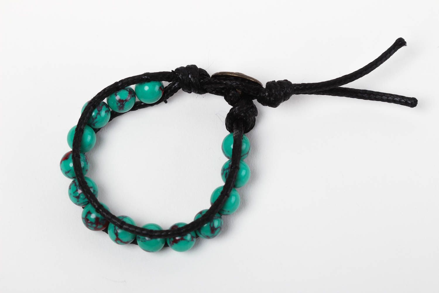 Bracelet en pierres naturelles fait main Bijou tendance Cadeau pour femme photo 2