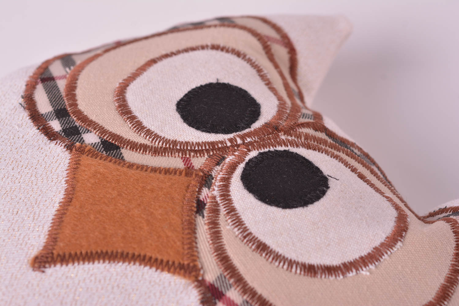 Игрушка-подушка хэнд мэйд детская игрушка диванная подушка сова с сердечком фото 4