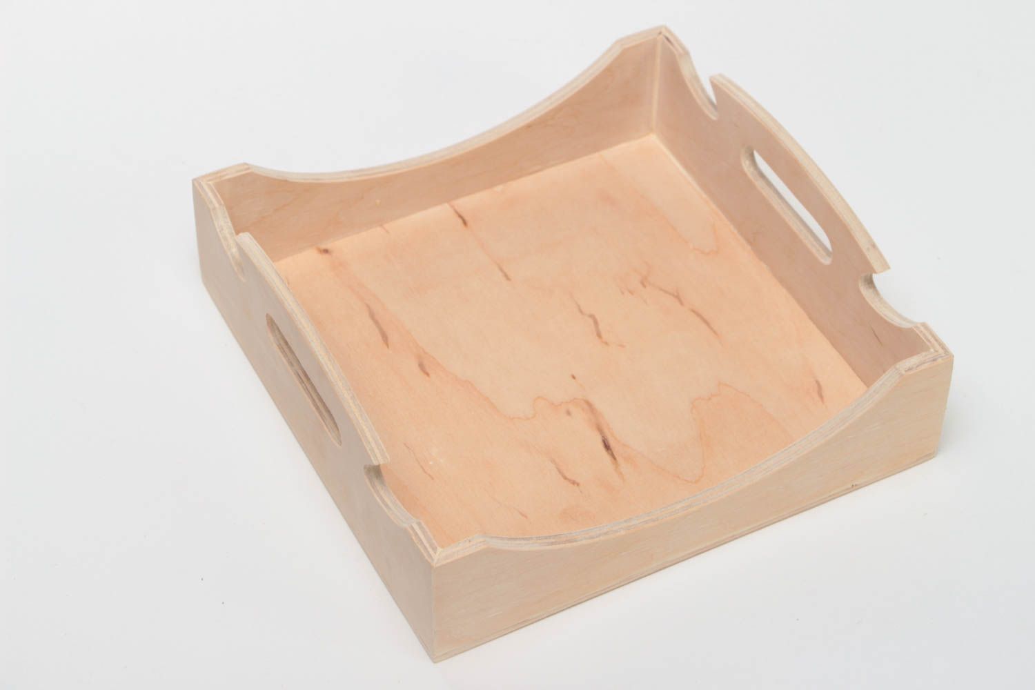 Handmade plywood craft blank for decoupage or painting decorative napkin holder photo 3