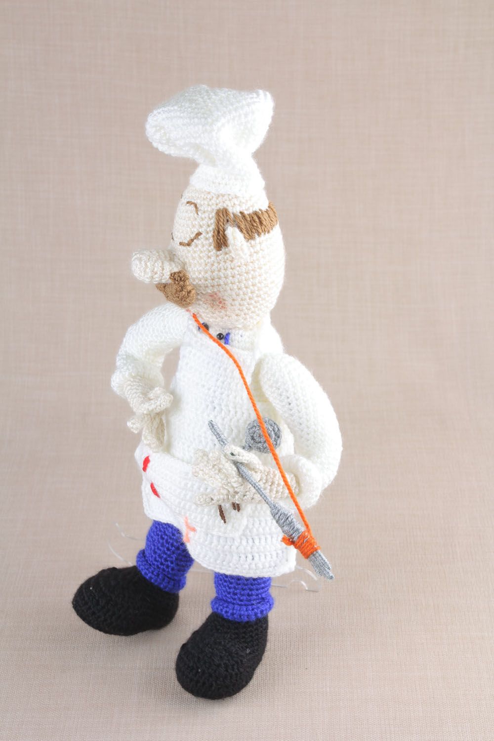 Jouet décoratif crochet artisanal Сuisinier photo 5