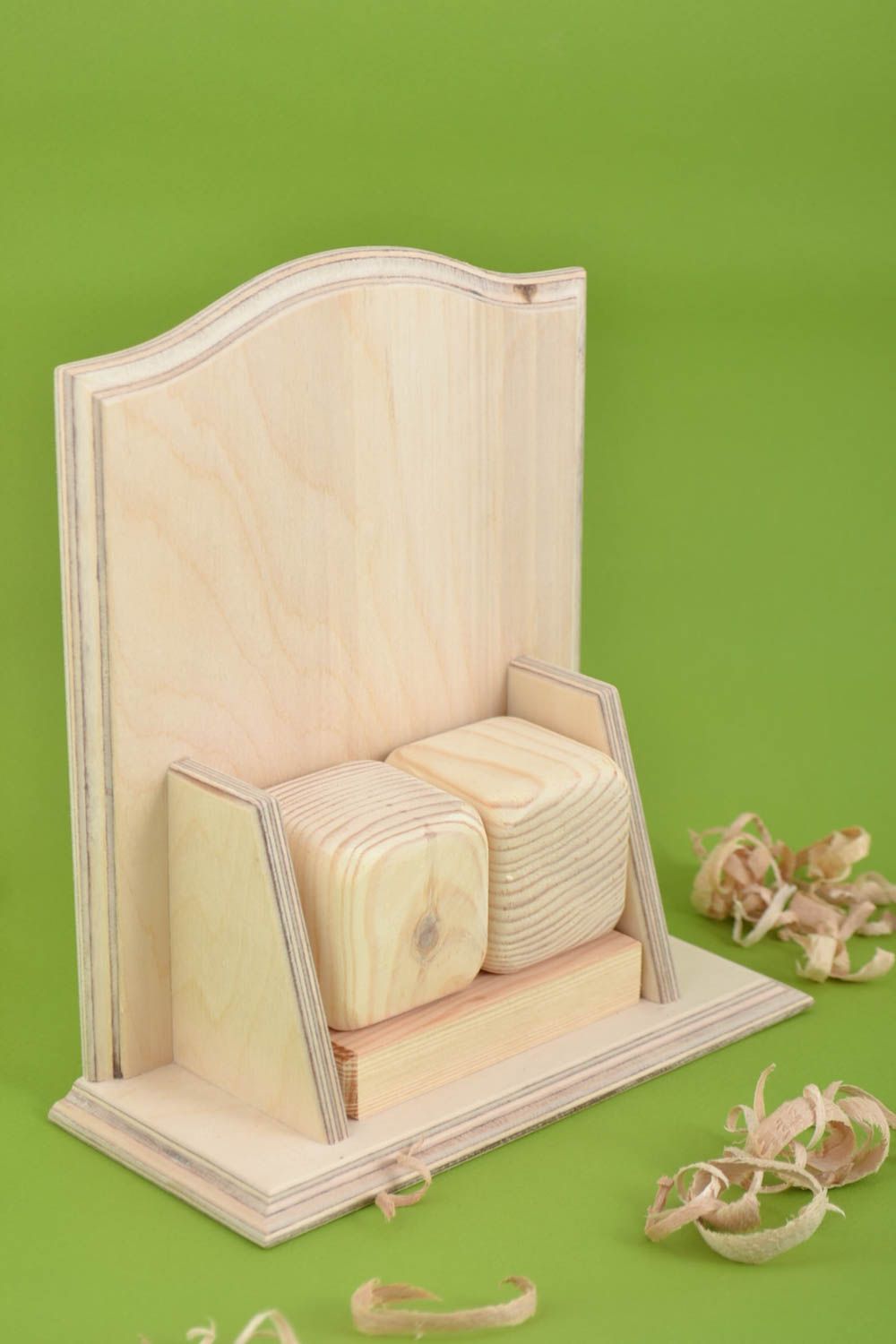 Handmade Holzartikel zum Bemalen Holzrohlinge zum Bemalen Bauklötze aus Holz  foto 1