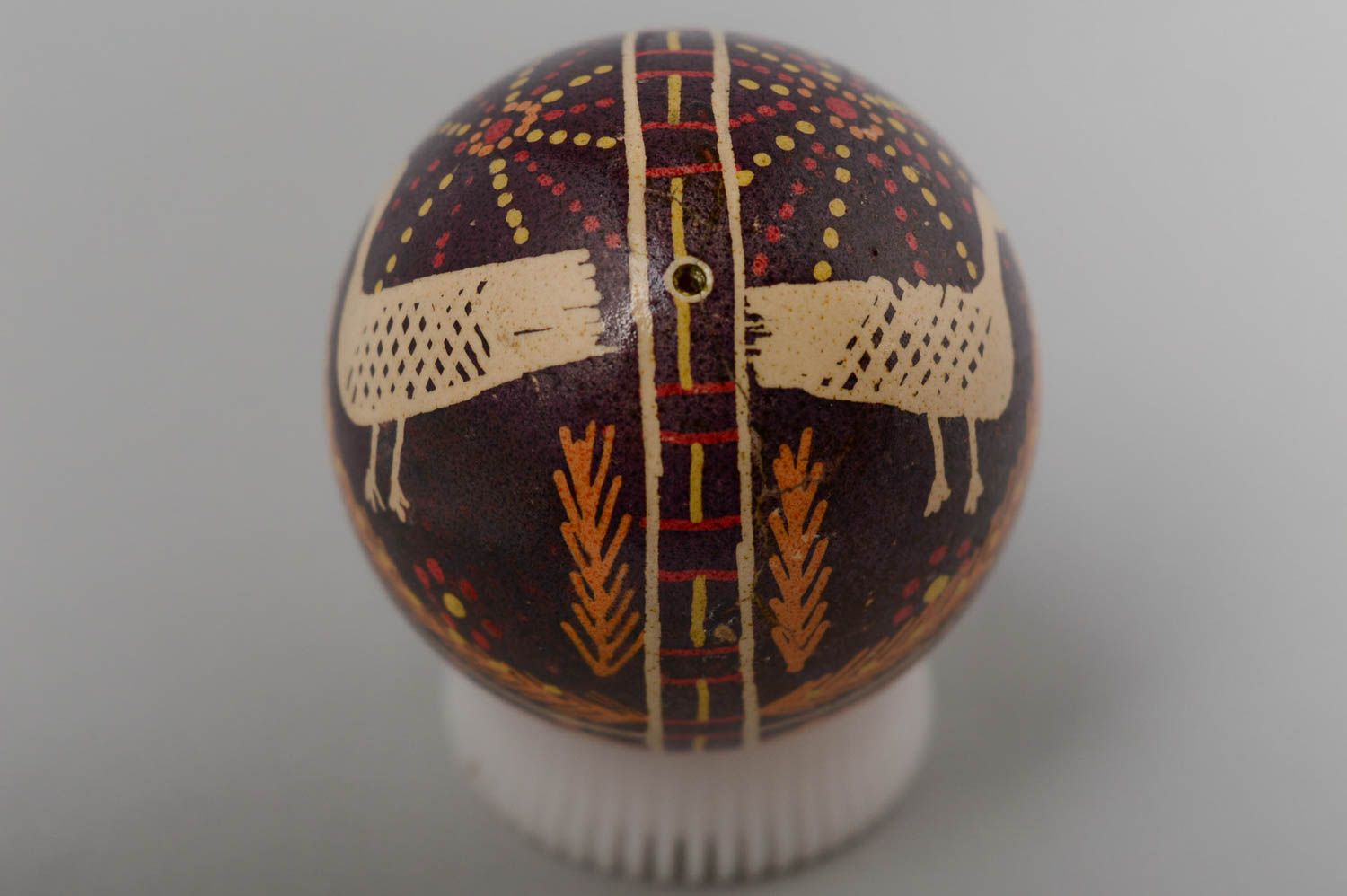Пасхальное яйцо расписное домашний декор ручной работы украшения на Пасху фото 4