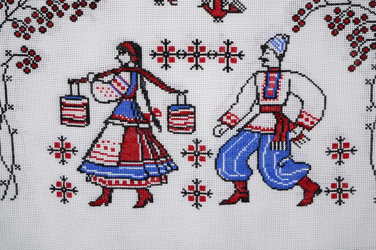 Cross stitched ryshnik Galya and Ivanko photo 4