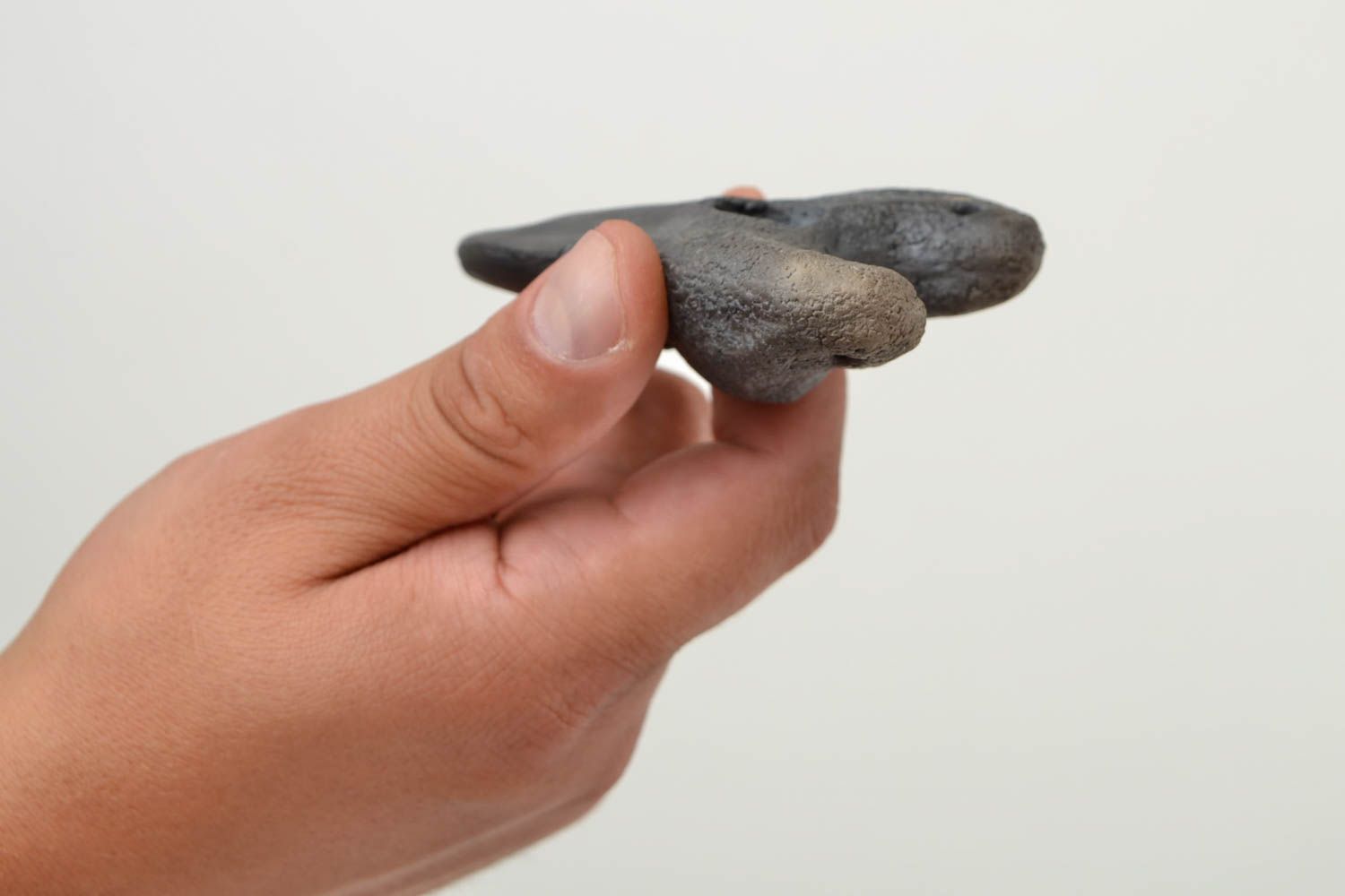Pipa de barro hecha a mano accesorio para fumador regalo para hombres foto 2