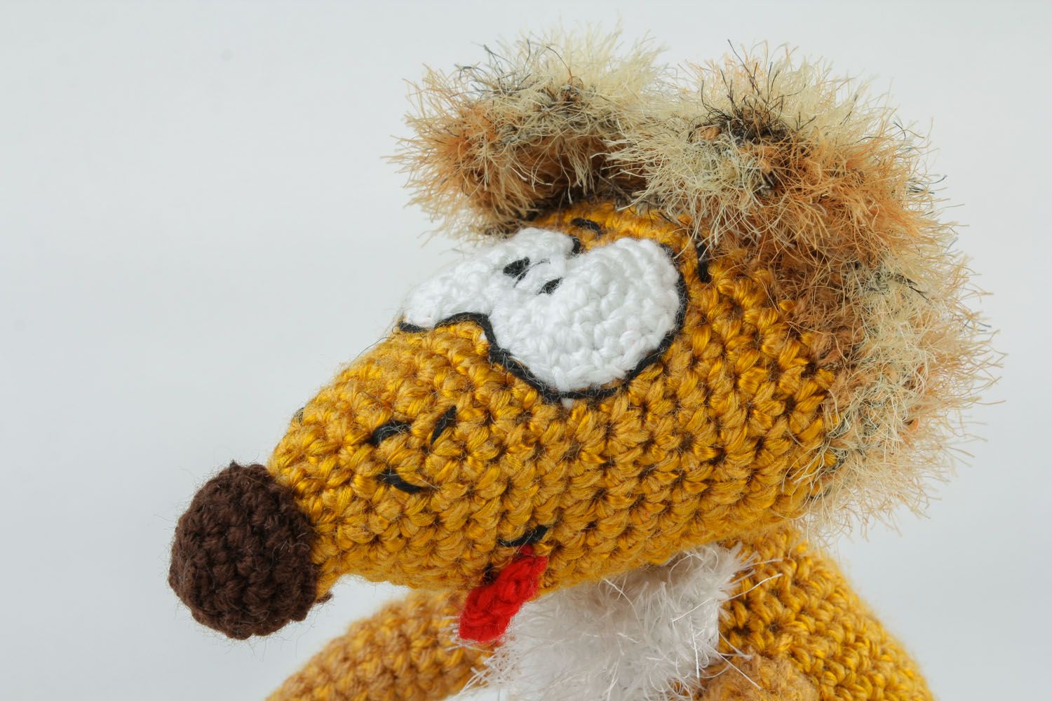 Knitted toy Fox Basil photo 5