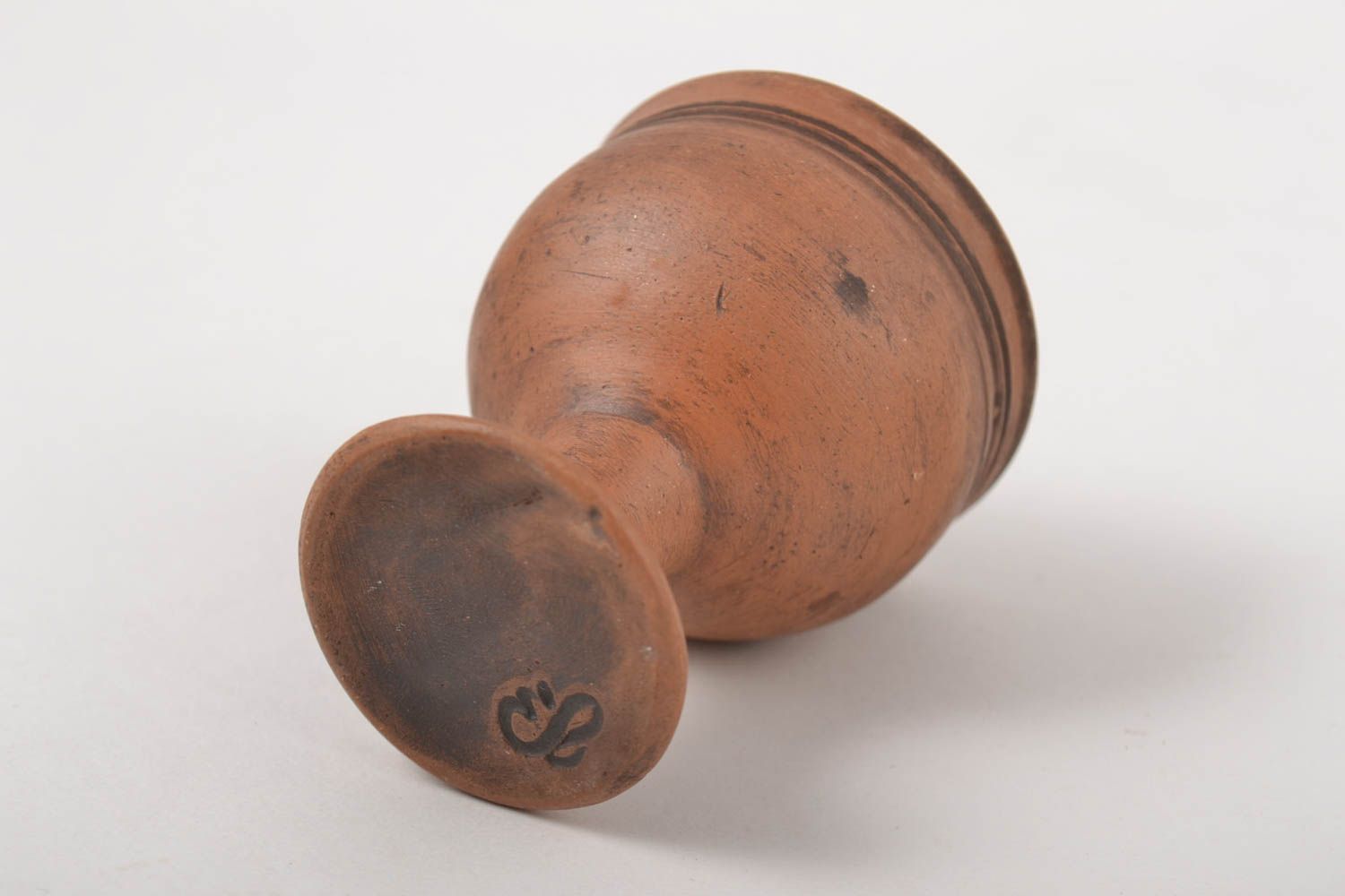 Geschirr aus Ton handmade Pinnchen Schnaps originell Schnapsglas Keramik foto 4