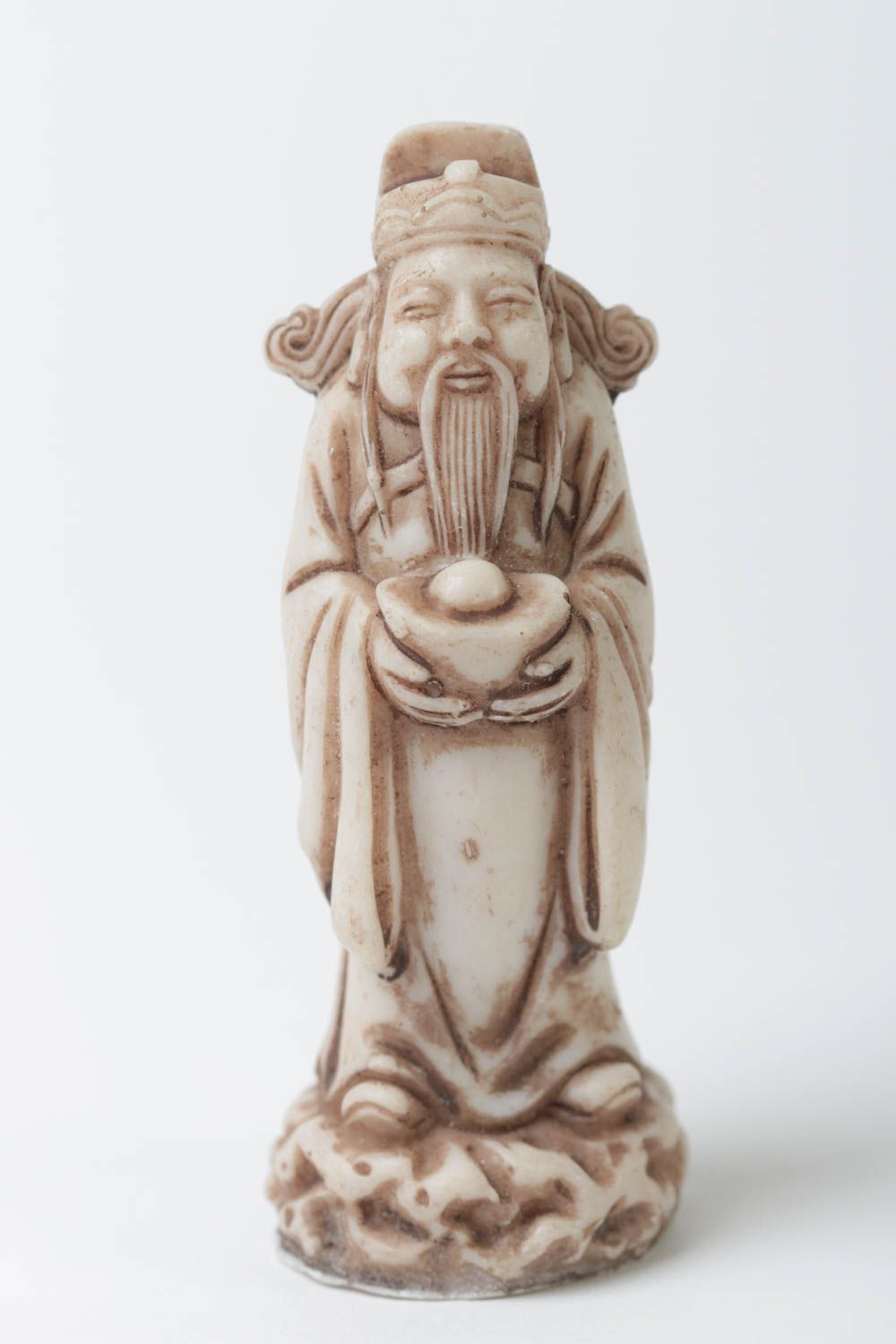 Статуэтка из полимерной смолы авторский сувенир ручной работы Старец Фу Син фото 2