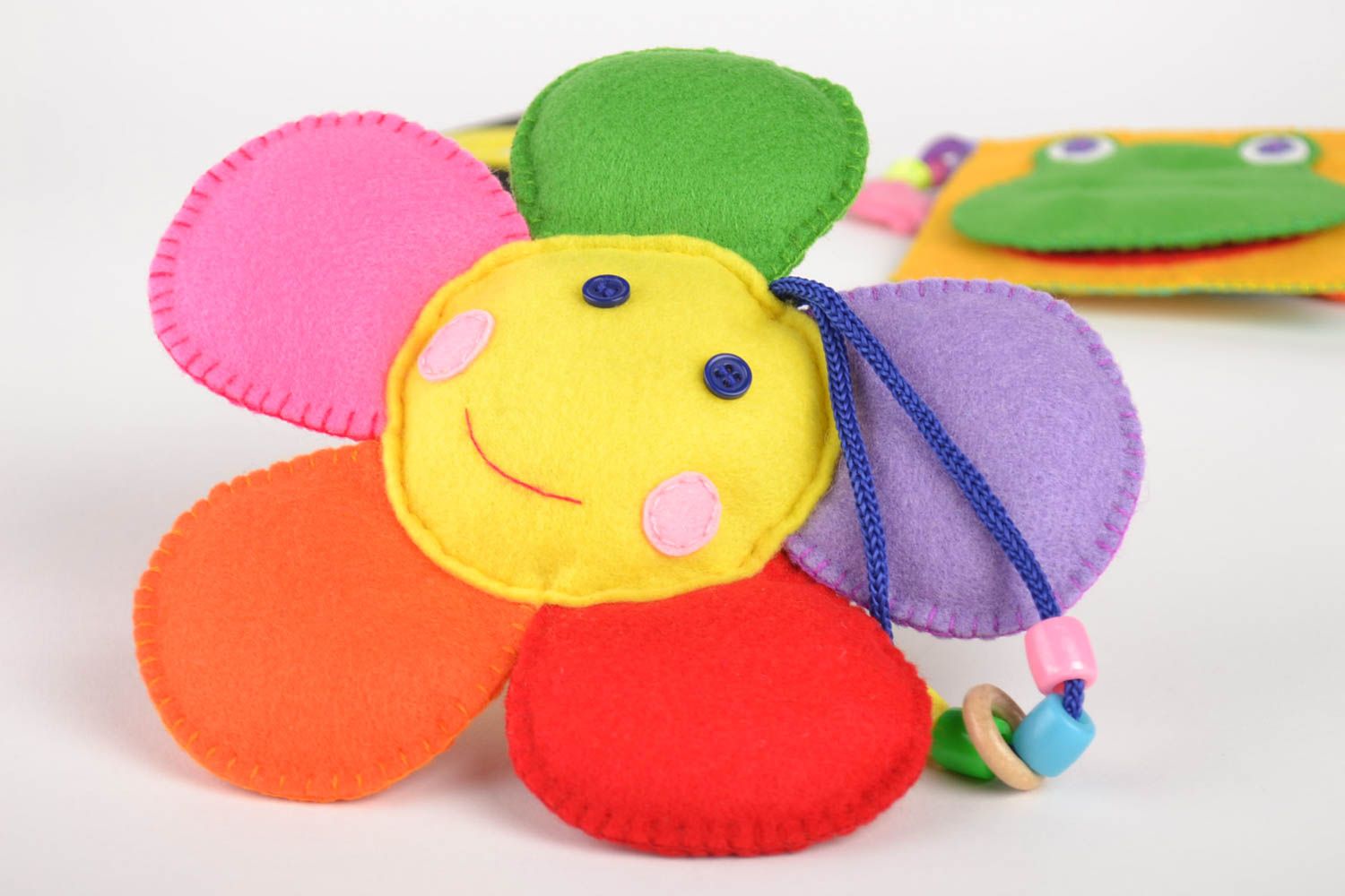 Handmade developing toy designer children toy unusual soft toy for kids photo 1