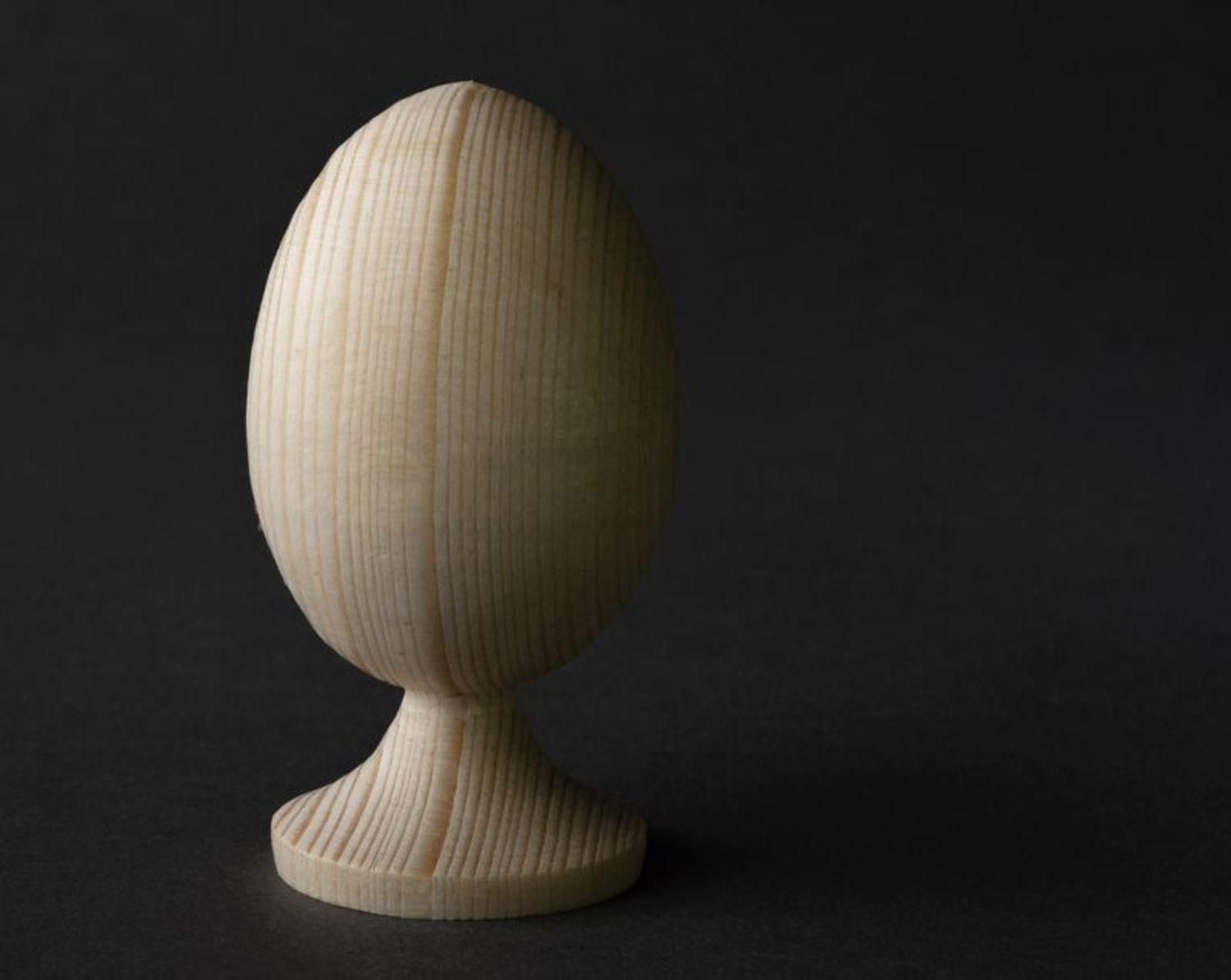 Semilavorato di legno fatto a mano statuetta uovo di pasqua uovo da decorare
 foto 3