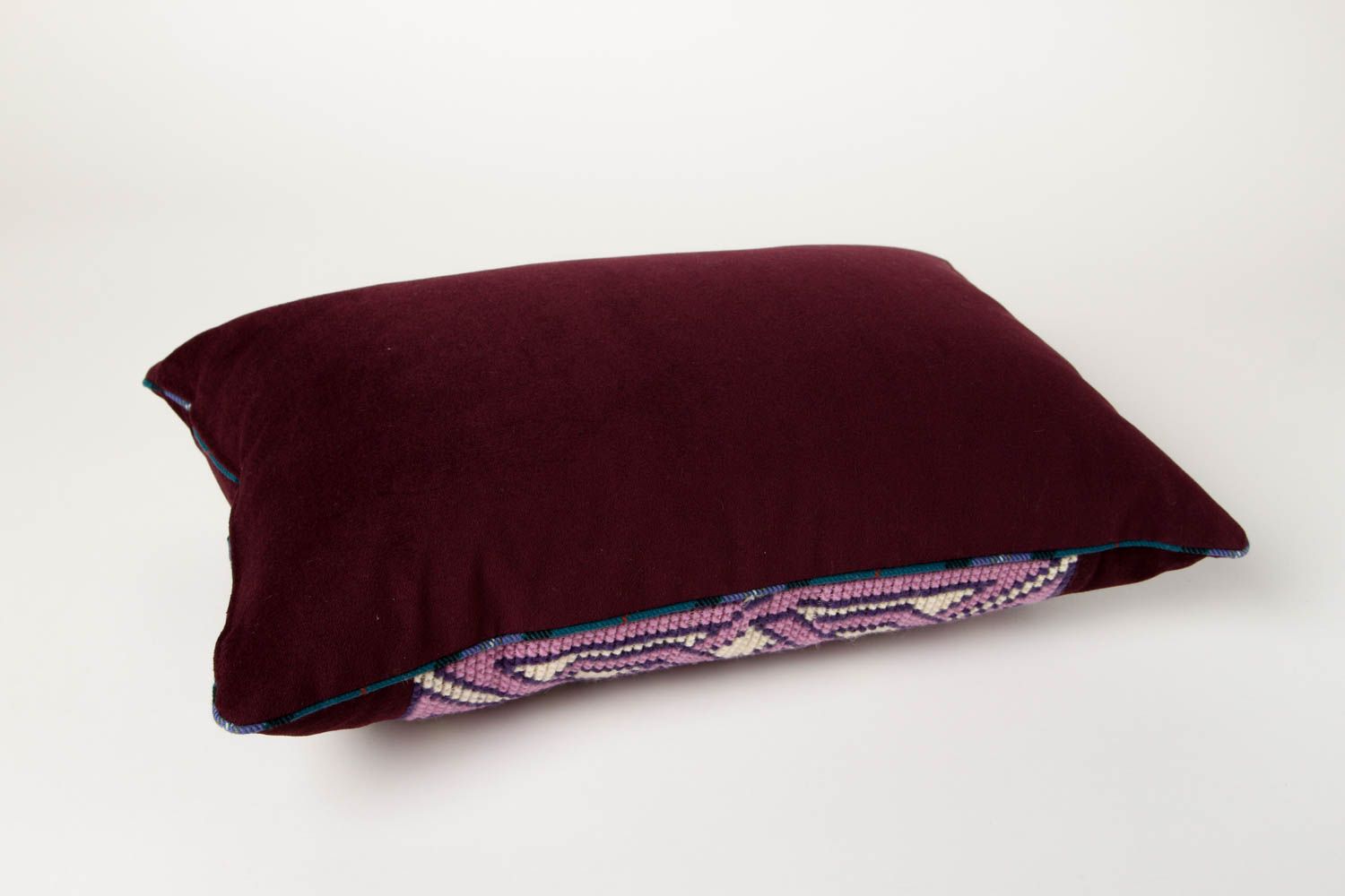 Диванная подушка ручной работы подушка на диван декоративная подушка стильная фото 4
