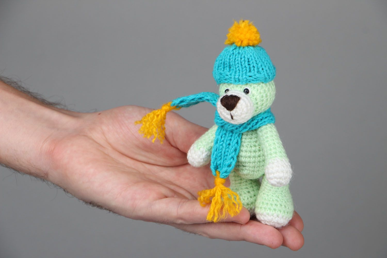 Crochet toy Bear in Winter photo 4