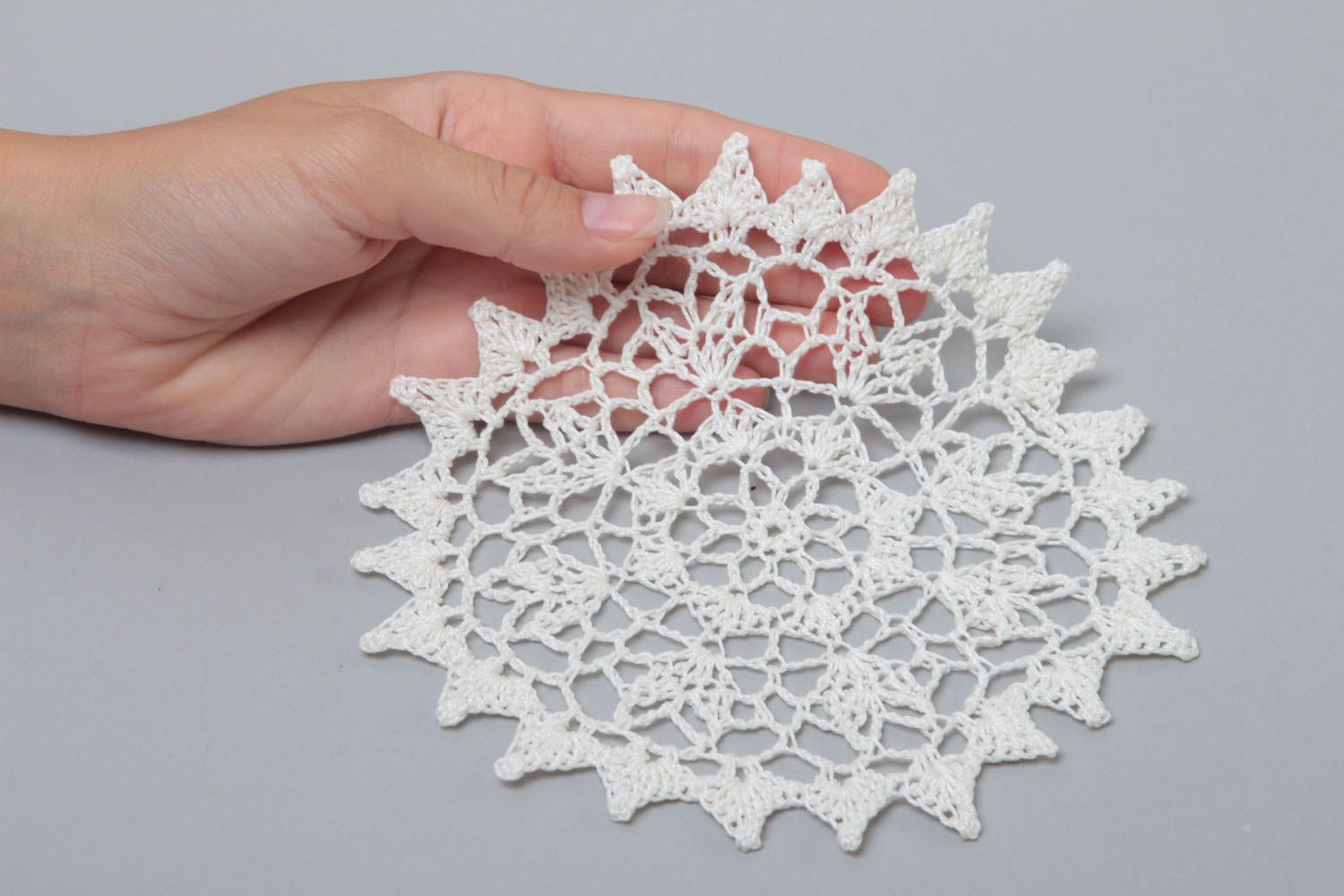 Handmade napkin designer napkin crochet napkin unusual accessory gift ideas photo 5