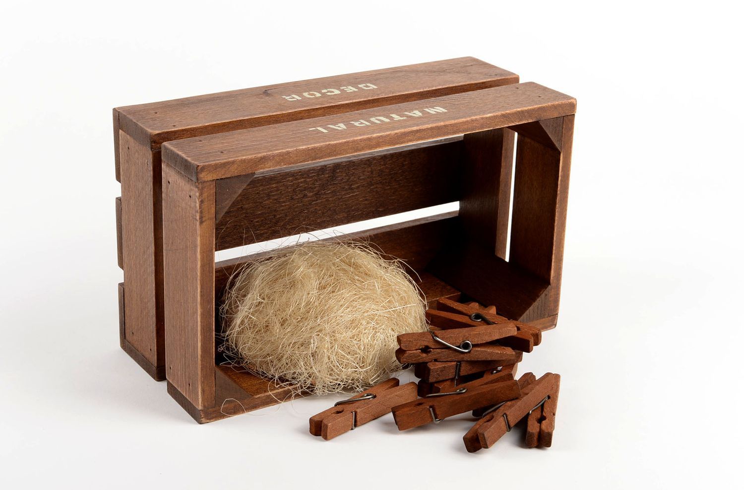 Подарочная деревянная коробка ручной работы ящик из дерева предмет декора фото 5