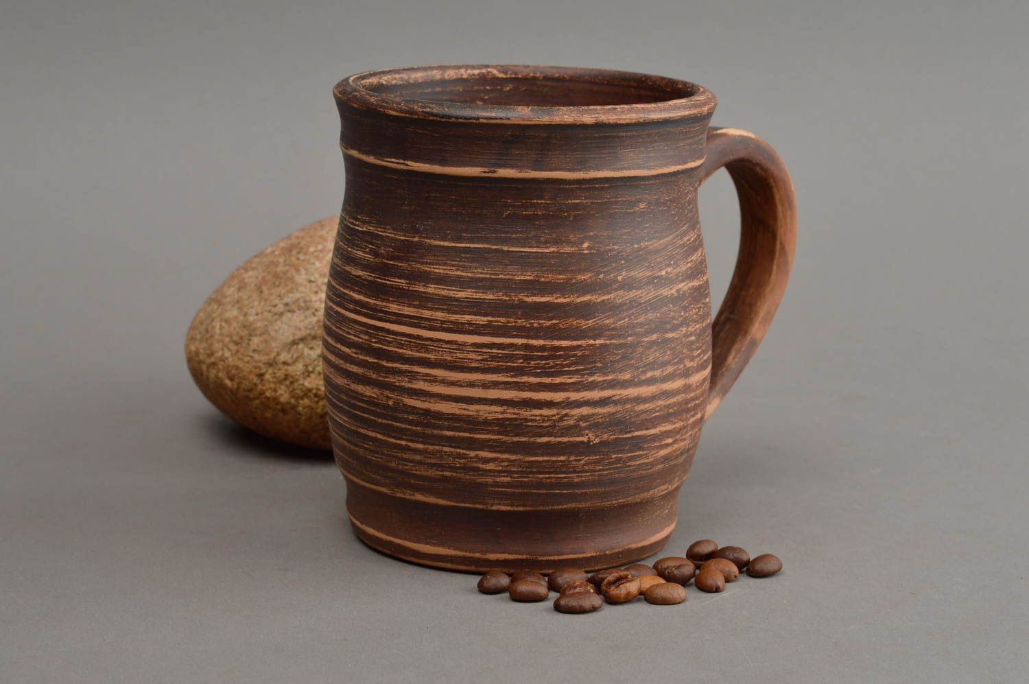 Giant 600 ml 18 oz ceramic mug with handle 0,9 lb photo 1