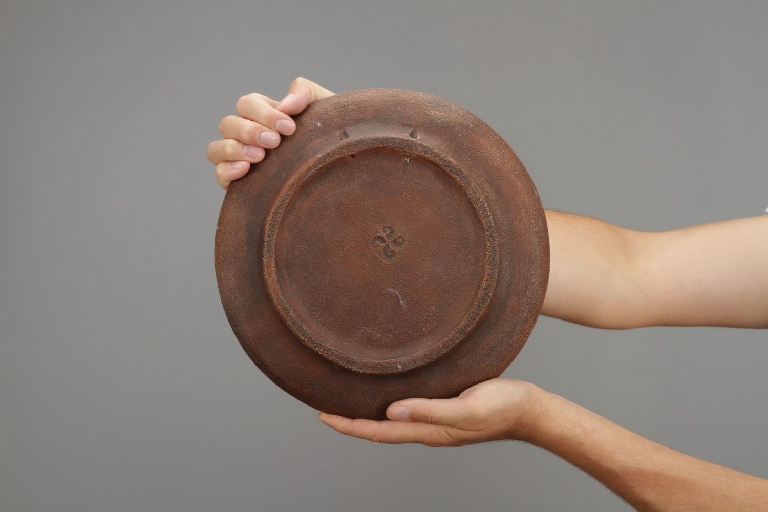 Декоративная тарелка керамическая фото 3