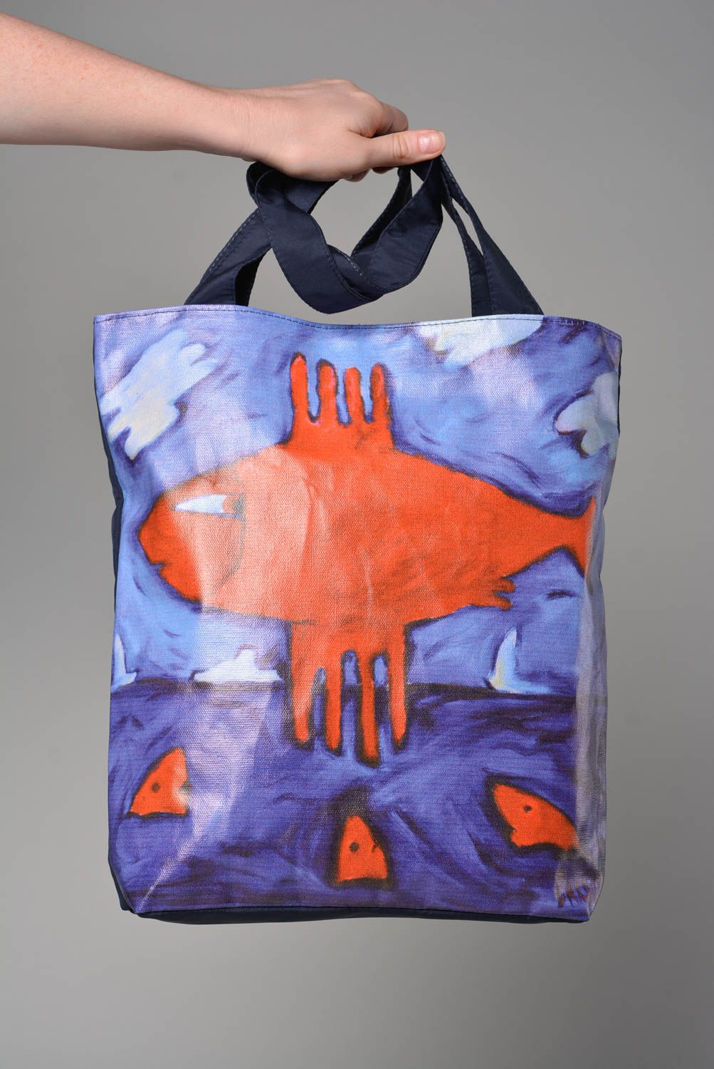 Молодежная сумка для девушек ручной работы сумка с рисунком дизайнерская сумка фото 4