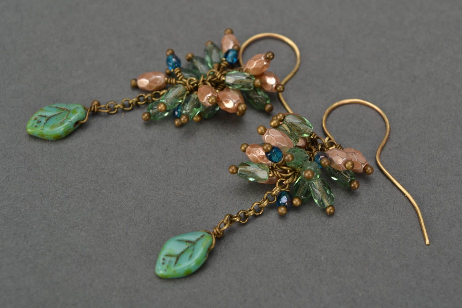 Unusual handmade beaded earrings cool jewelry beautiful jewellery fashion trends photo 4