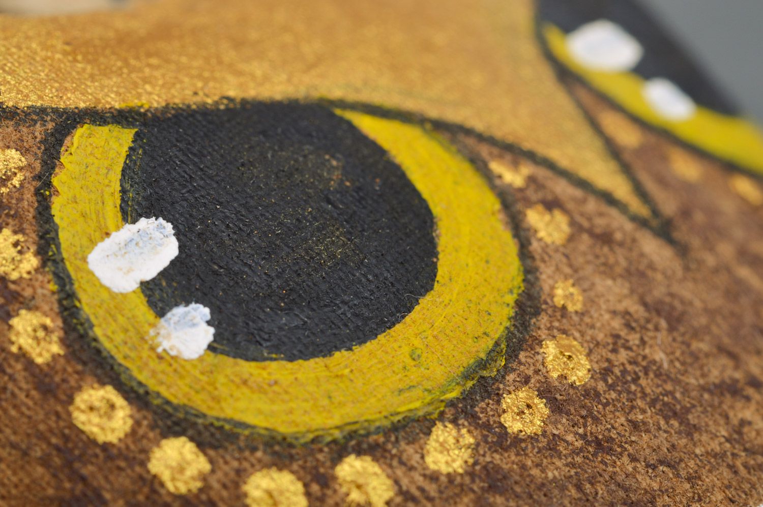 Игрушка из ткани ароматизированная в виде совы с петелькой ручной работы фото 4
