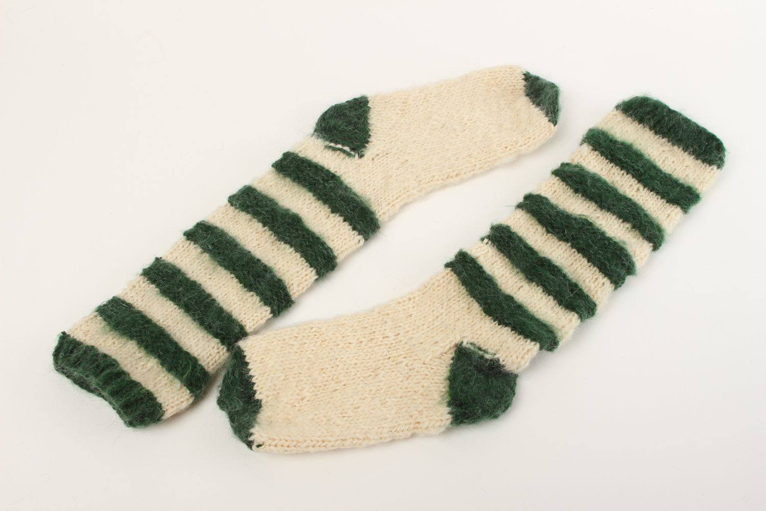 Handmade knitted socks warm socks best wool socks winter clothes gifts for women photo 2