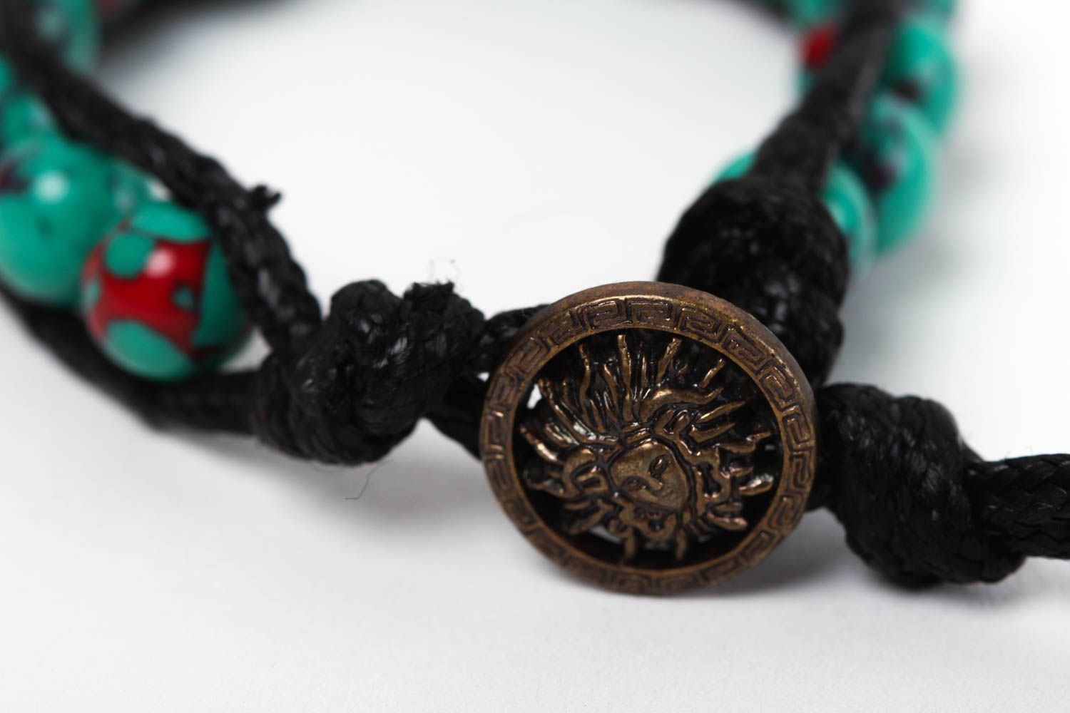 Hand-woven bracelet handmade turquoise bracelet fashion jewelry for women photo 4