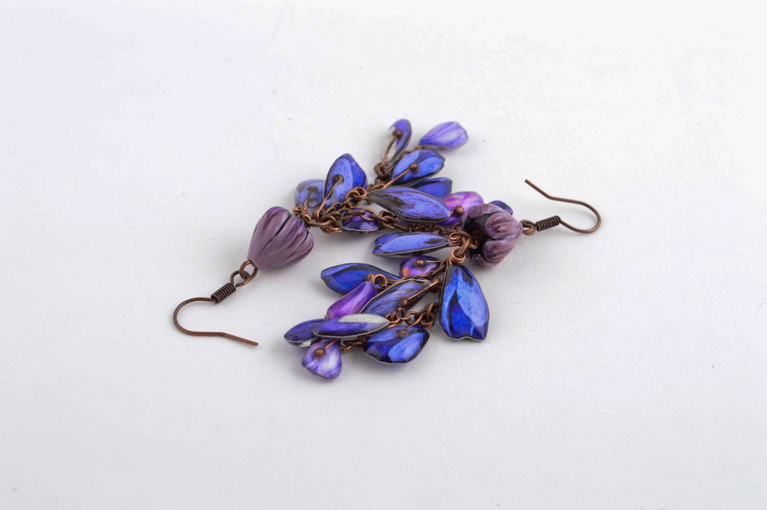 Modeschmuck Ohrringe handmade Accessoire für Frauen schöne Ohrringe aus Metall foto 5