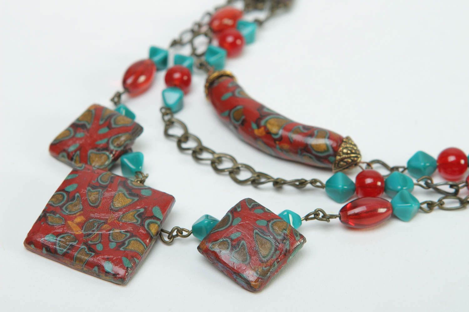 Handmade Schmuck Collier Halskette für Frauen Designer Schmuck modisch stilvoll foto 3