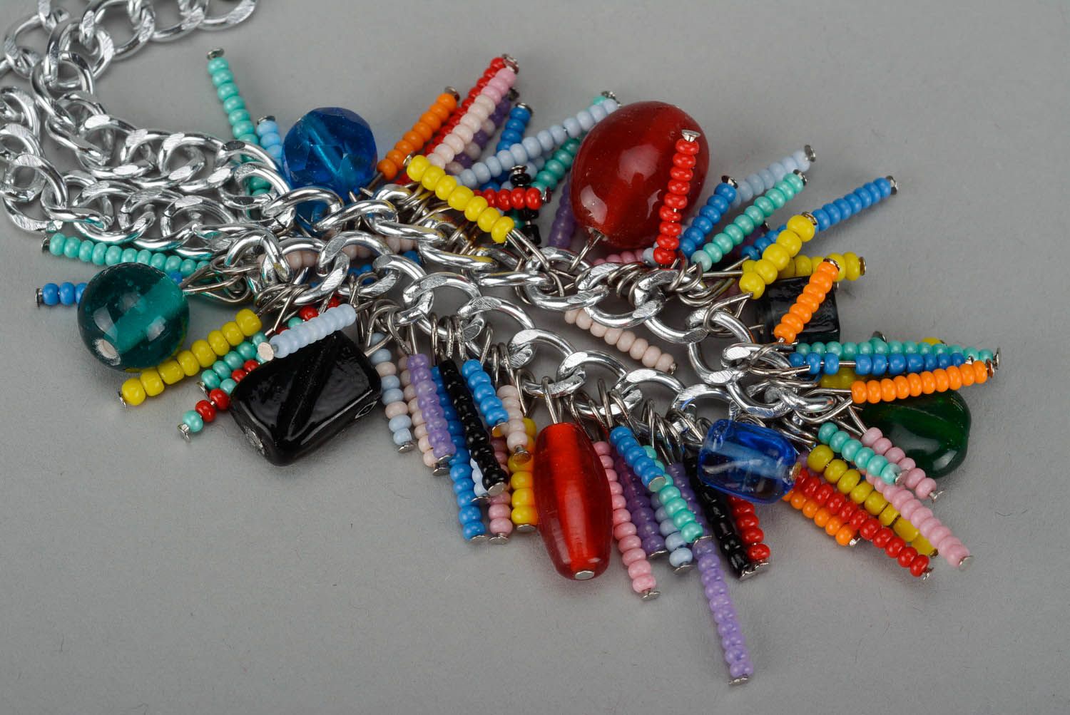 Handmade Necklace Rainbow photo 1