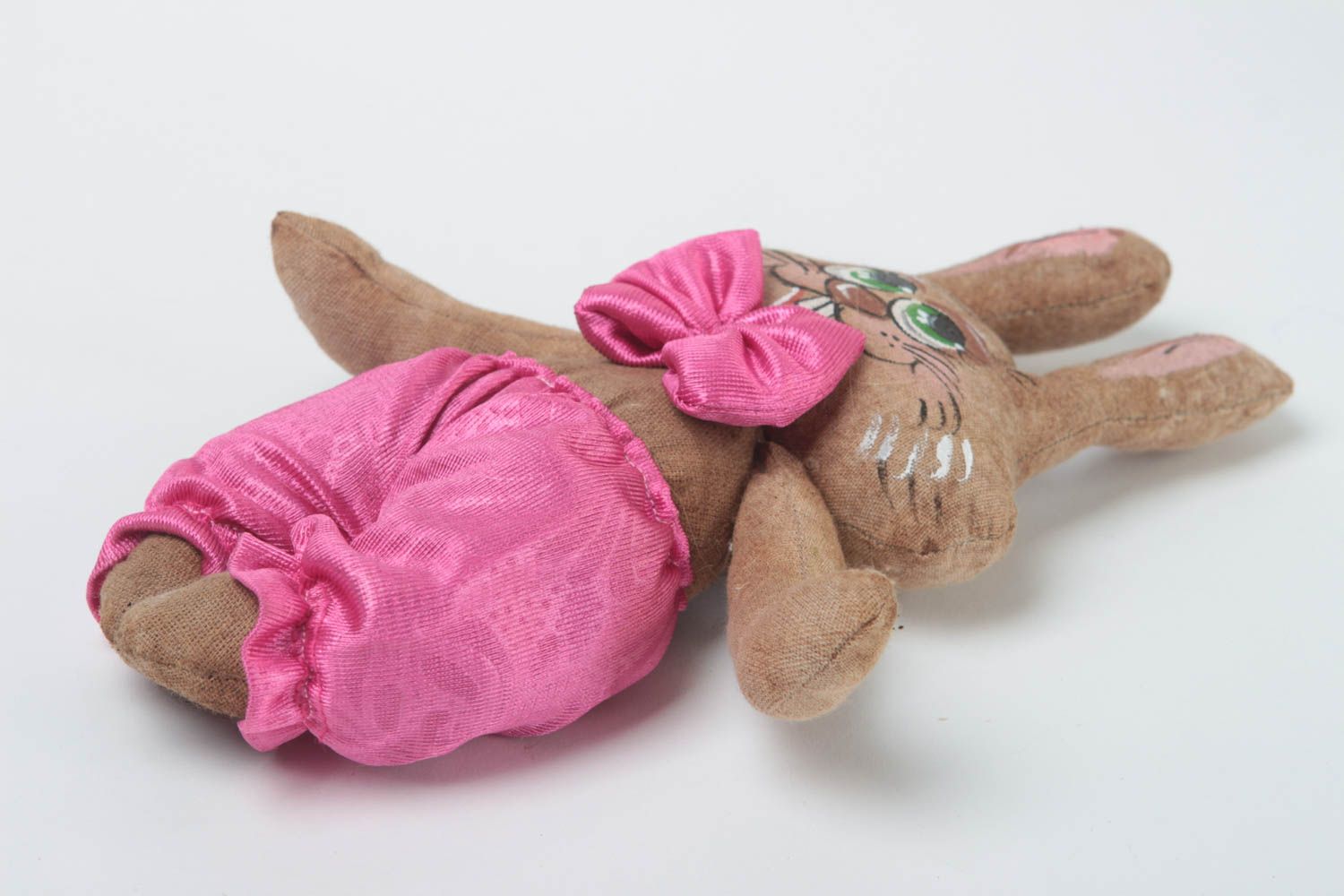Jouet lapin Peluche en tissu de coton fait main Cadeau original parfumé photo 3
