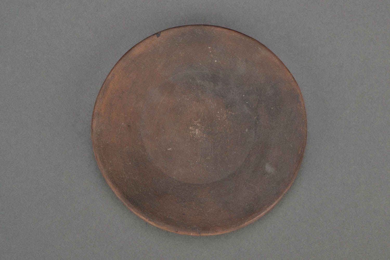 Dark brown saucer  photo 3