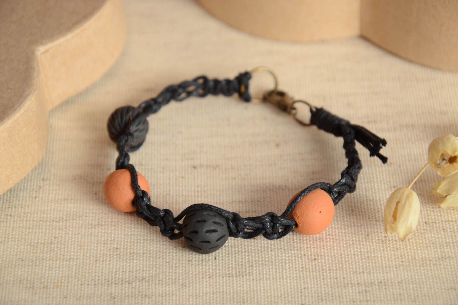 Handmade bracelet unusual bracelet beaded accessory designer jewelry gift ideas photo 2