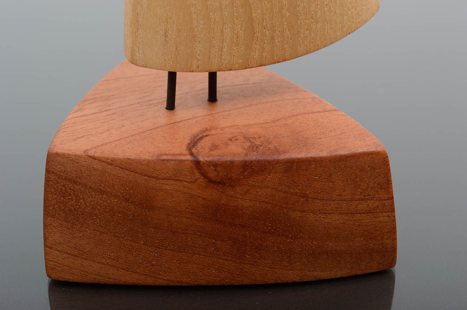 Figur aus Holz handgemacht originell Holz Dekoration Designer Geschenk schön foto 4