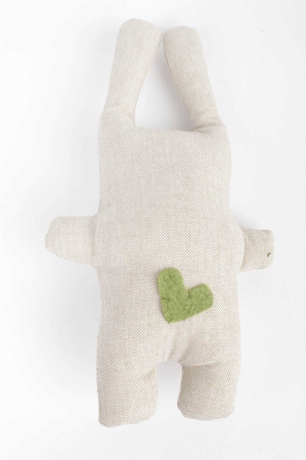 Conejo de peluche hecho a mano para decorar animalito de tela juguete para bebés foto 4