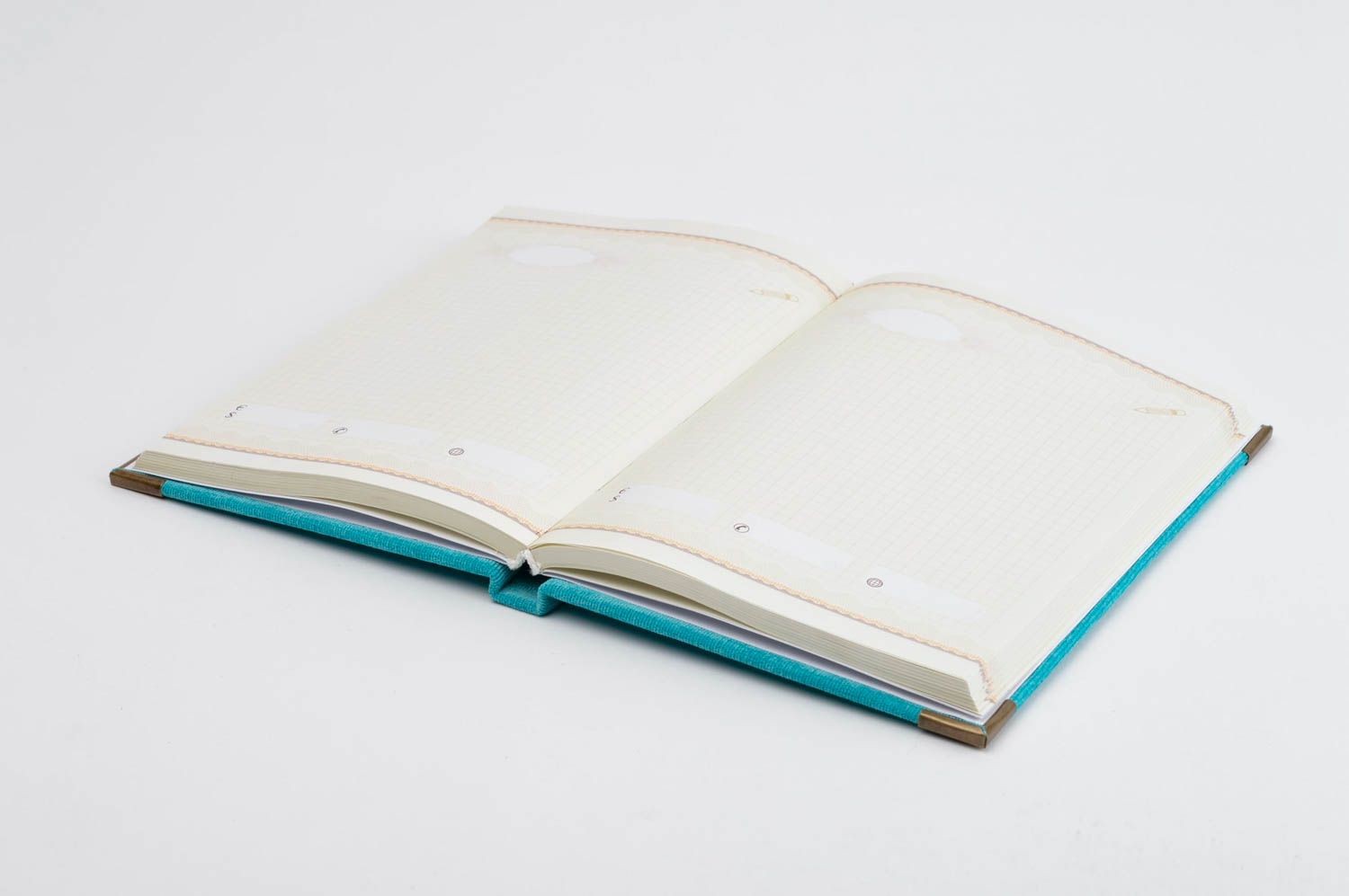 Handmade blue designer notebook cute office accessory unusual notebook photo 2