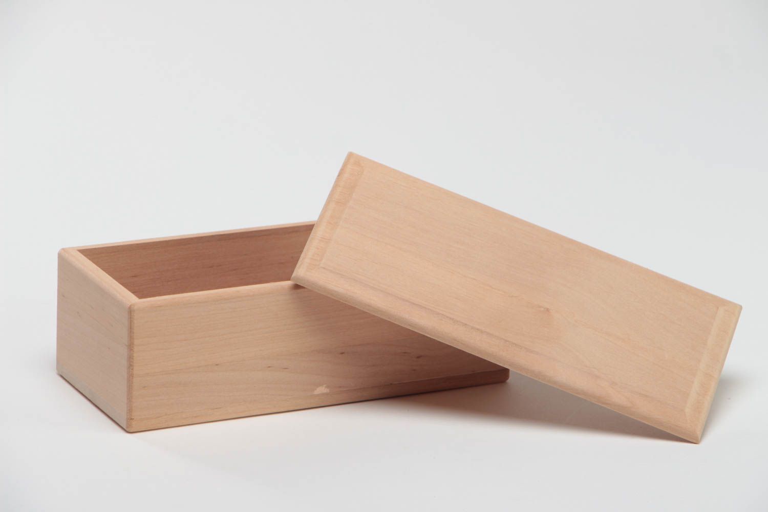 Holz Schatulle Rohling für selbst Bemalen groß rechteckig handgemacht originell foto 3