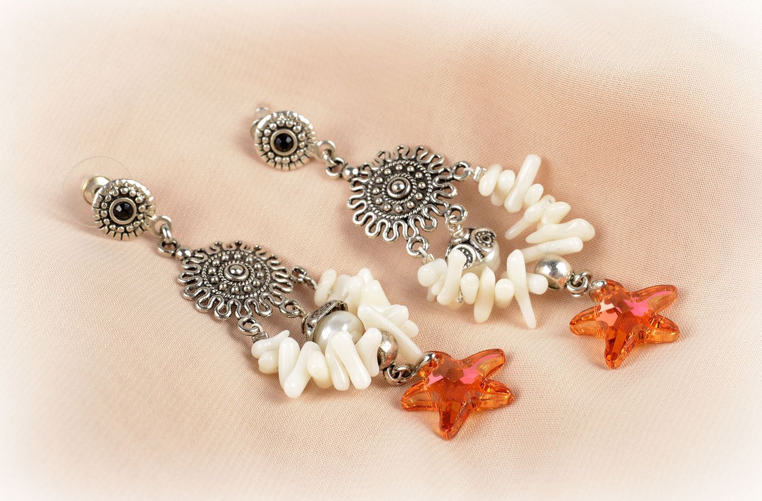 Handmade stone earrings unusual earrings for women gift ideas unusual jewelry photo 5