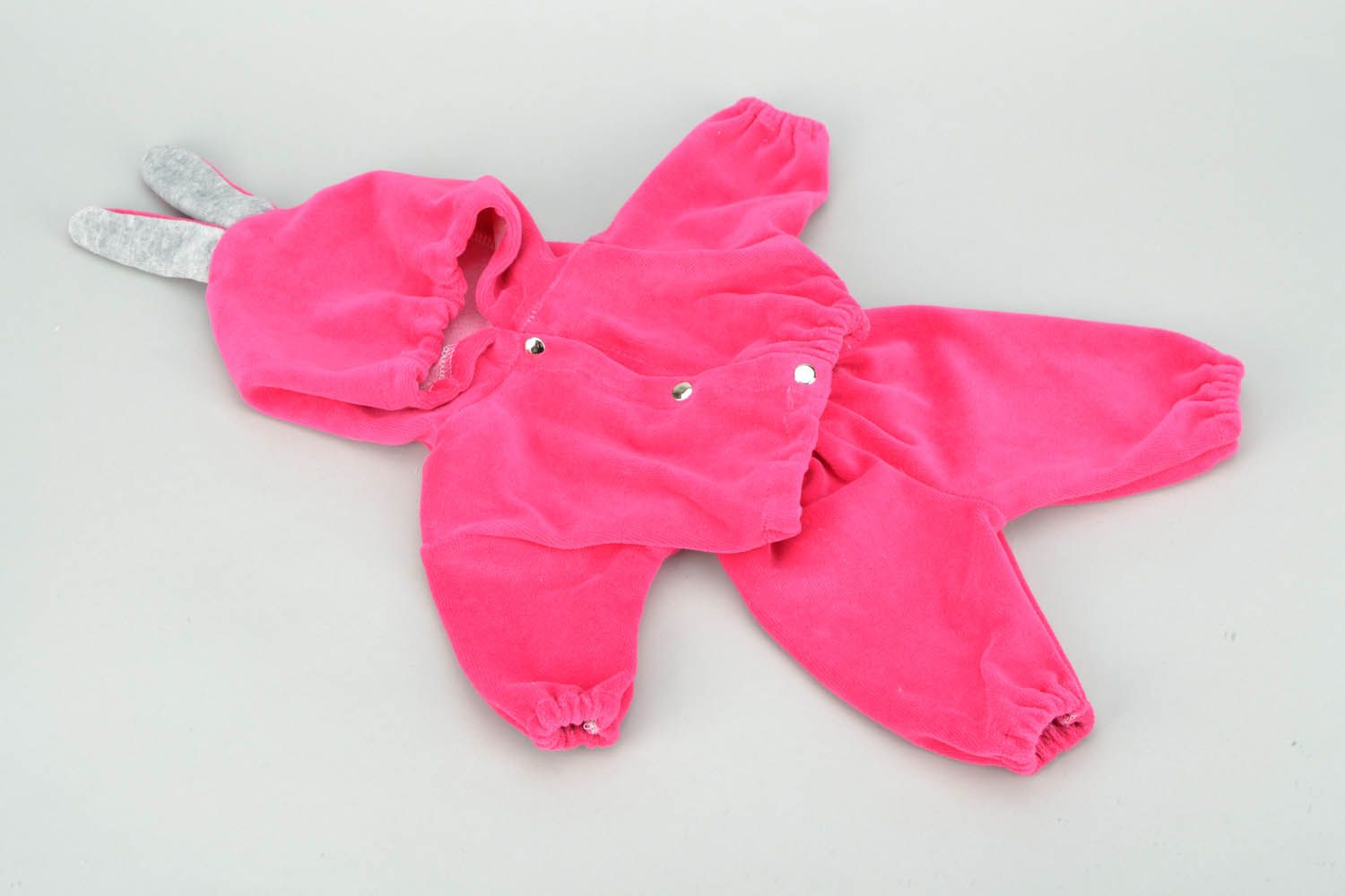 Chaqueta para muñeca de color rosa foto 3