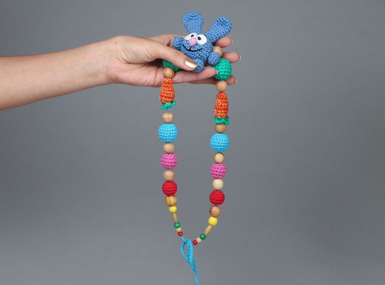 Sling bead necklace Bunny photo 4