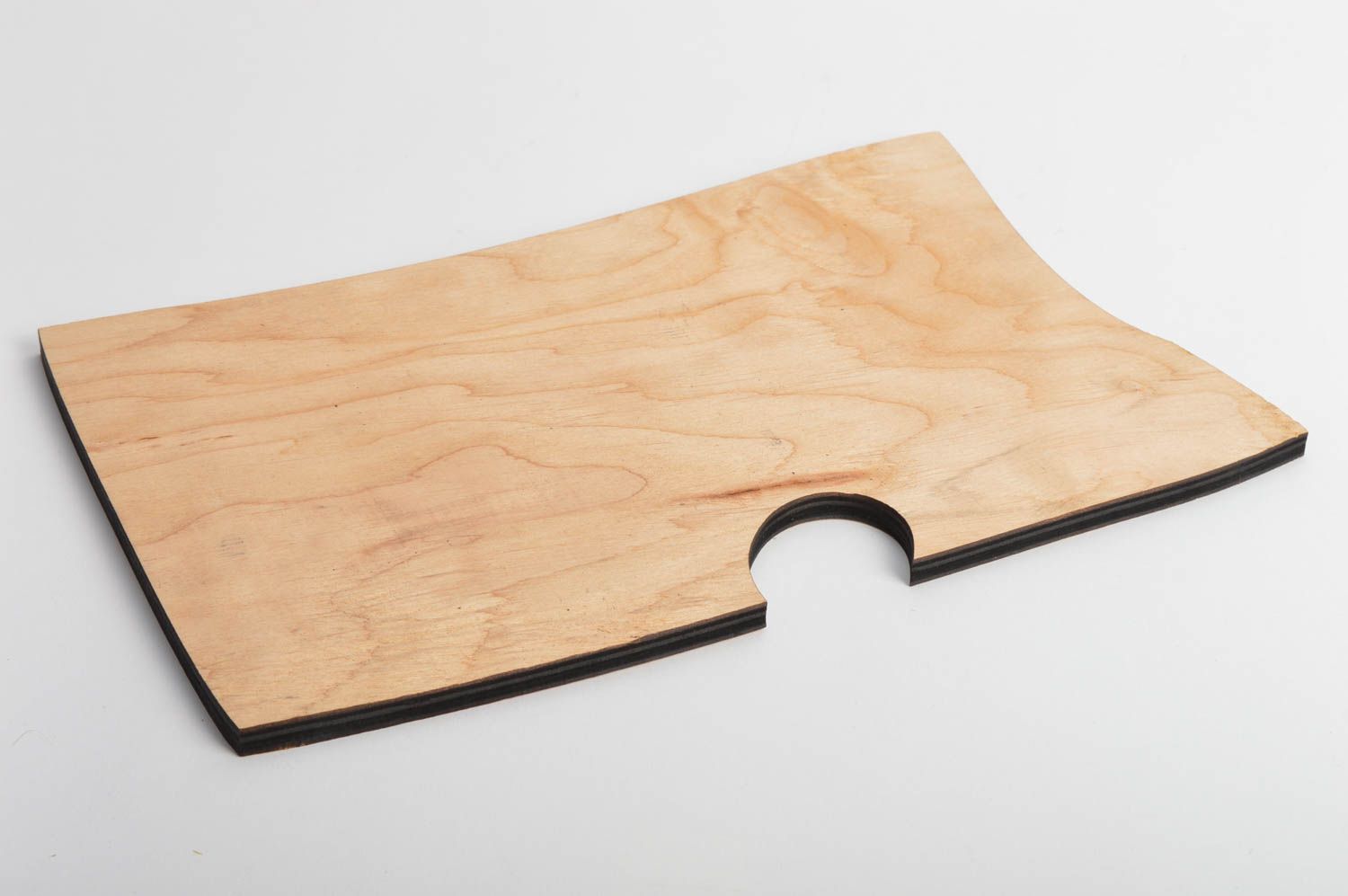 Handmade plywood craft blank of irregular shape for painting or decoupage  photo 3
