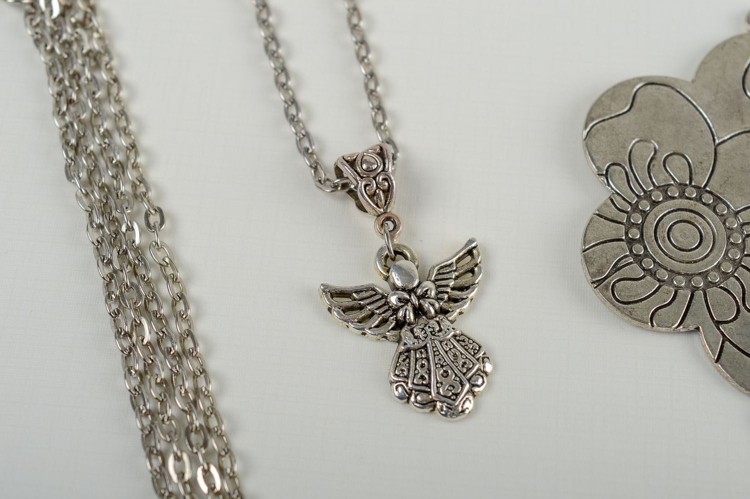 Handmade angel pendant metal jewelry for women metal pendant for girls photo 1