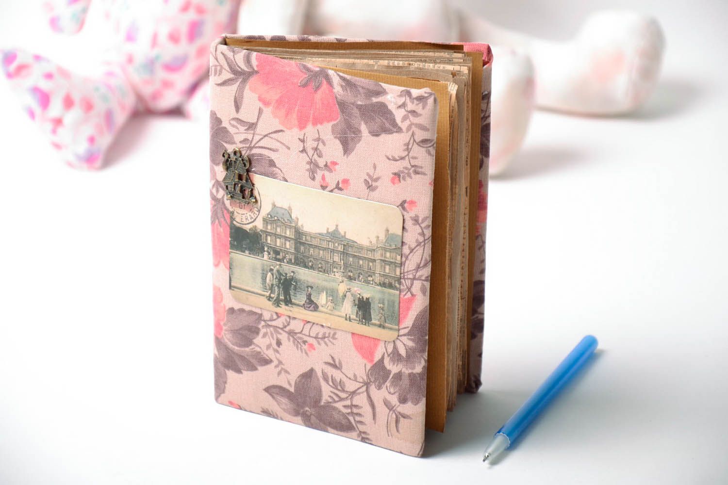 Notizbuch handmade mit weichem Einband foto 1