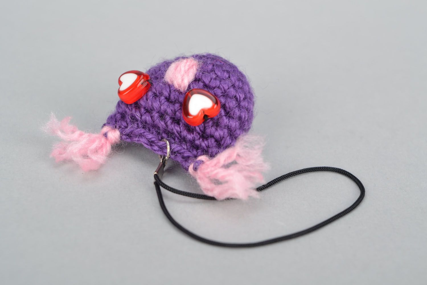 Crochet toy keychain photo 1