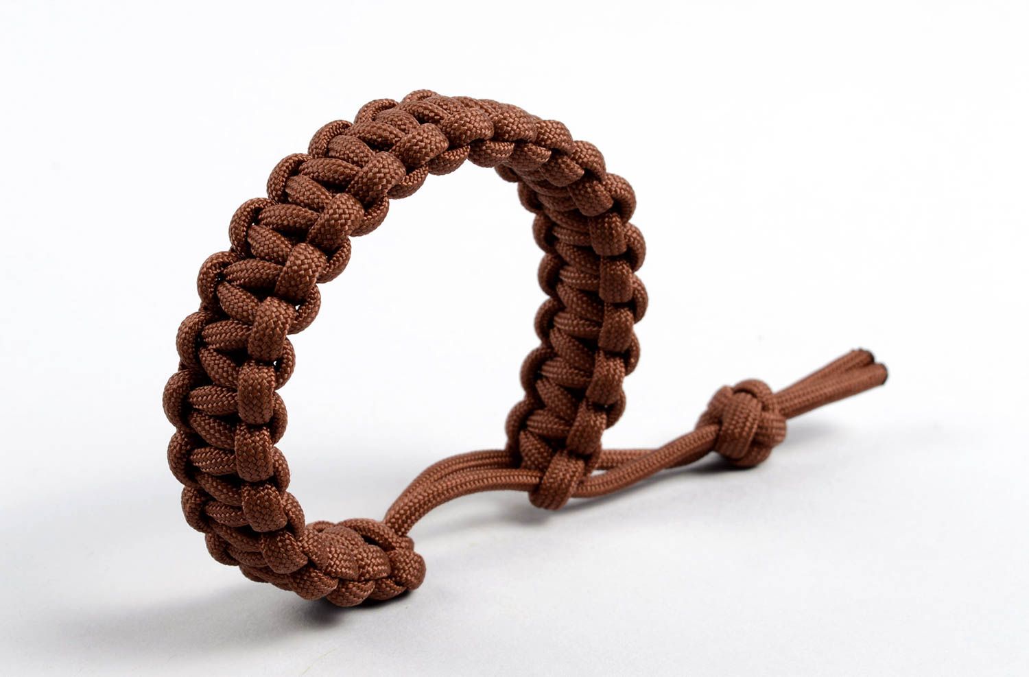 Unusual handmade wrist bracelet woven cord bracelet textile jewelry designs photo 3