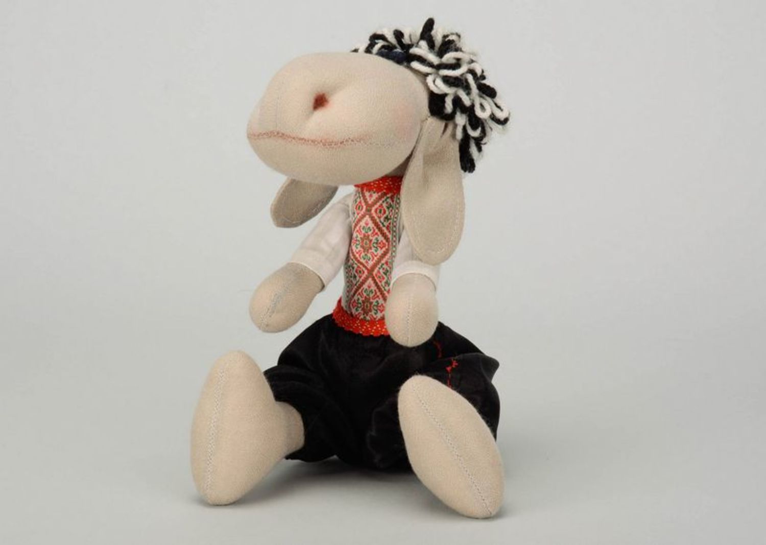 Soft toy Tilda doll Ukrainian lamb  photo 4